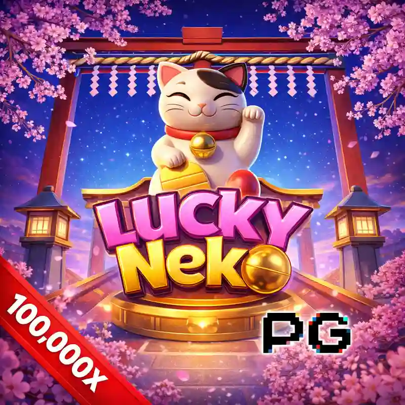 Lucky Neko slot game interface at phdream44 casino